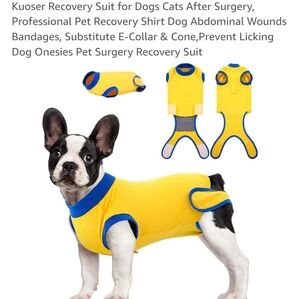 Recovery suit size small dogs or cats